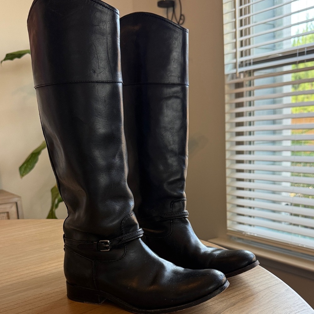 Frye Leather Knee-High Boots